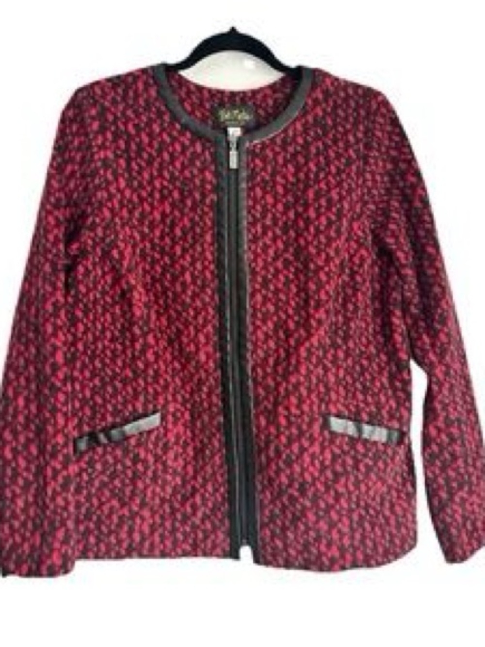 Bob Mackie Wearable Art Fleece Jacket, Size XS